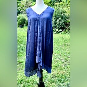 VGUC Simply Vera sleeveless dress. Navy XL. 28W